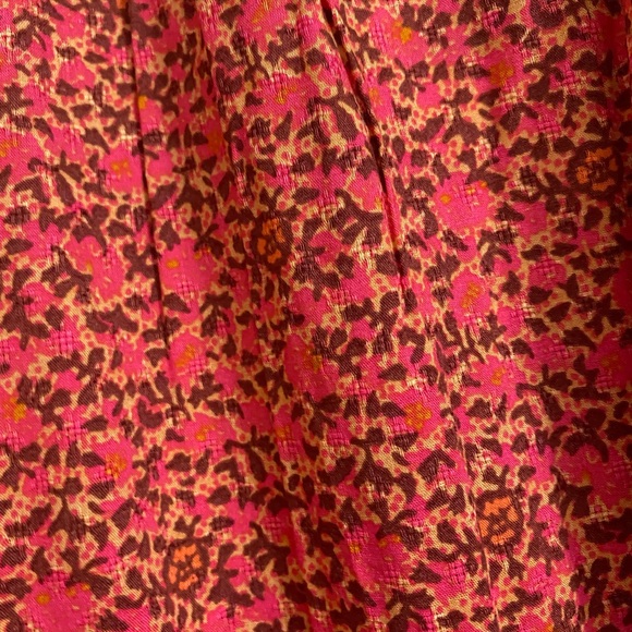 NWT Floral Puff Sleeve Tiered Babydoll Dress - Picture 10 of 14